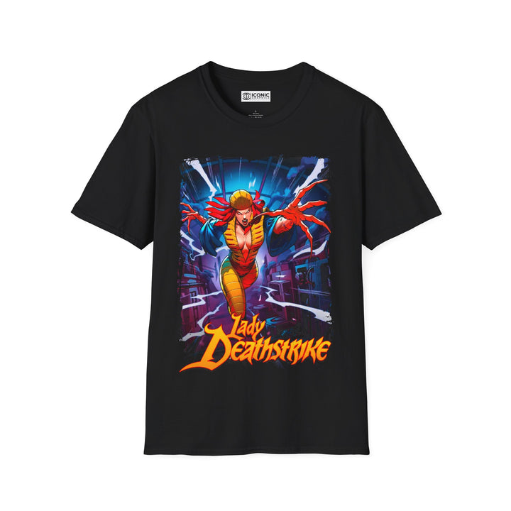Lady Deathstrike T-Shirt - IGZ Clothing  - Lady Deathstrike Unisex Softstyle T-Shirt Best Price 26 at IGZ Clothing 