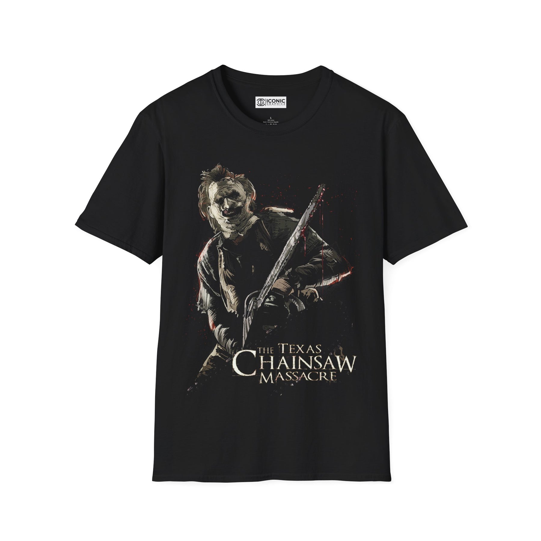 Leatherface T-Shirt - IGZ Clothing  - Leatherface Unisex Softstyle T-Shirt Best Price 26 at IGZ Clothing 