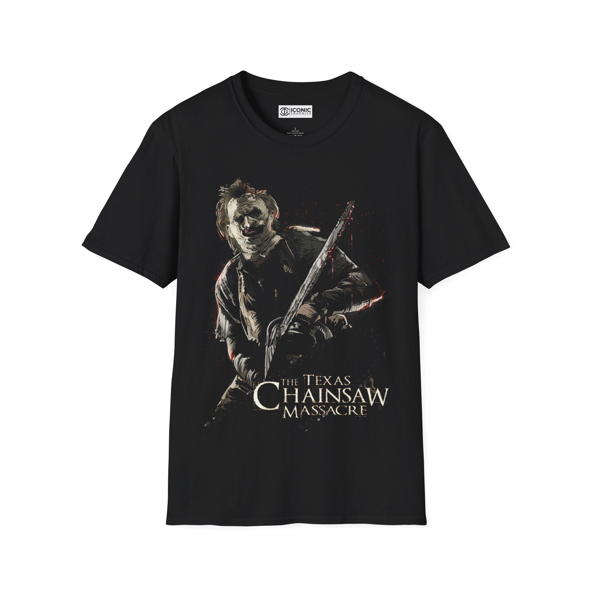 Leatherface T-Shirt - IGZ Clothing  - Leatherface Unisex Softstyle T-Shirt Best Price 26 at IGZ Clothing 
