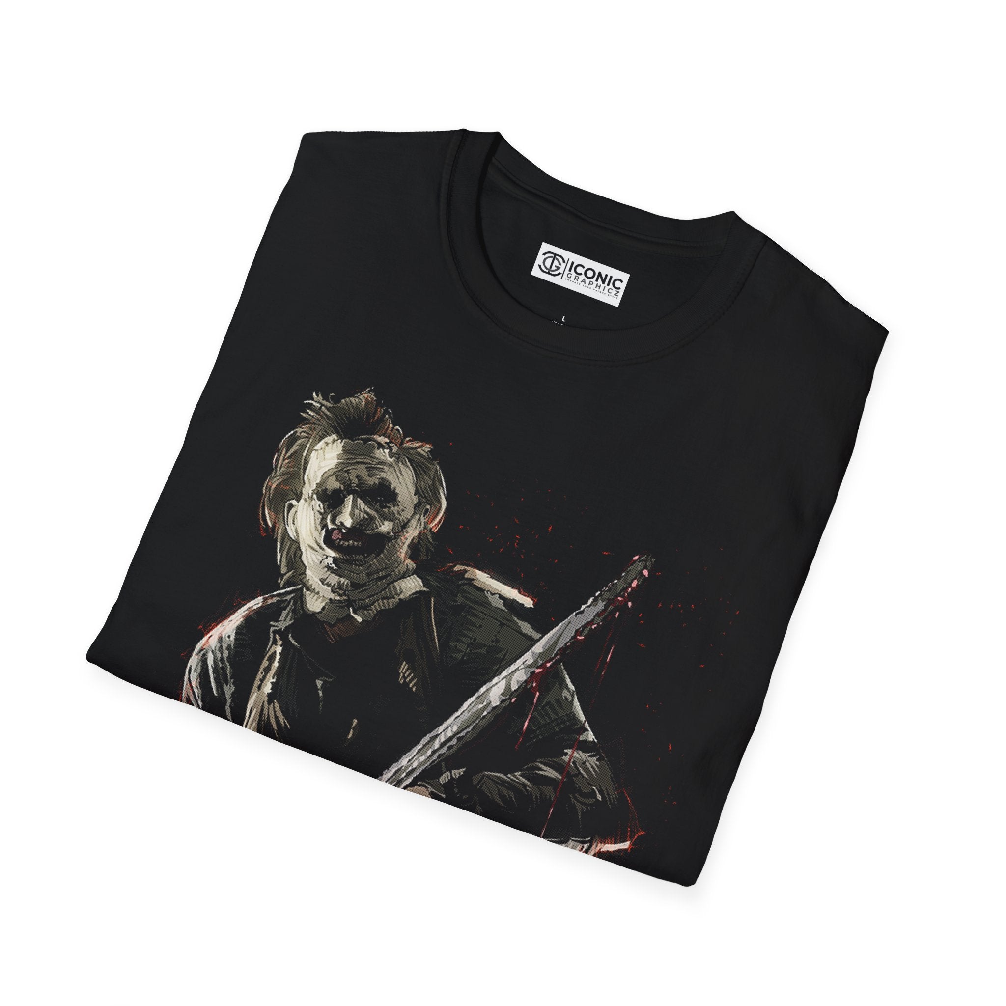 Leatherface T-Shirt - IGZ Clothing  - Leatherface Unisex Softstyle T-Shirt Best Price 26 at IGZ Clothing 