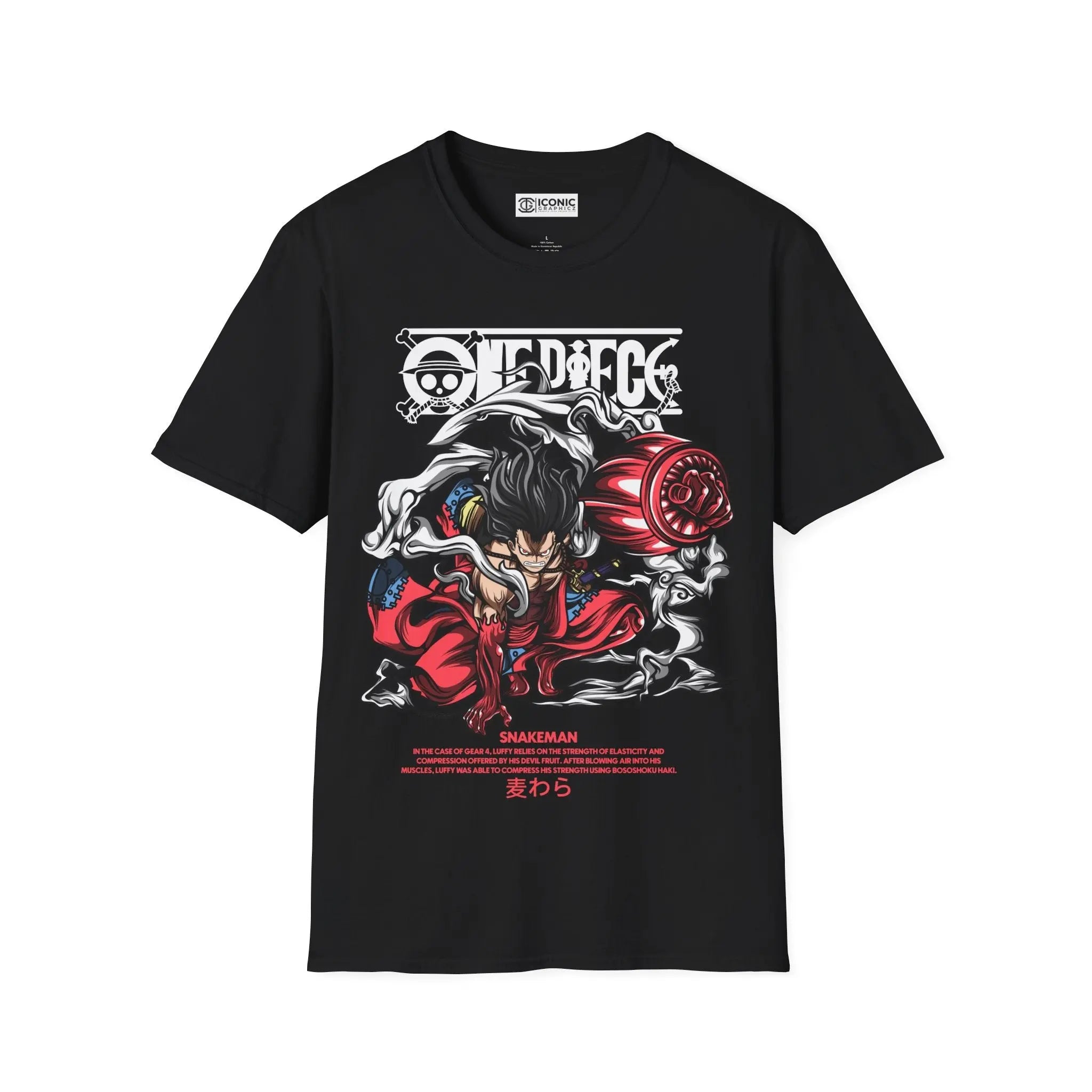 Luffy One Piece T-Shirt Printify