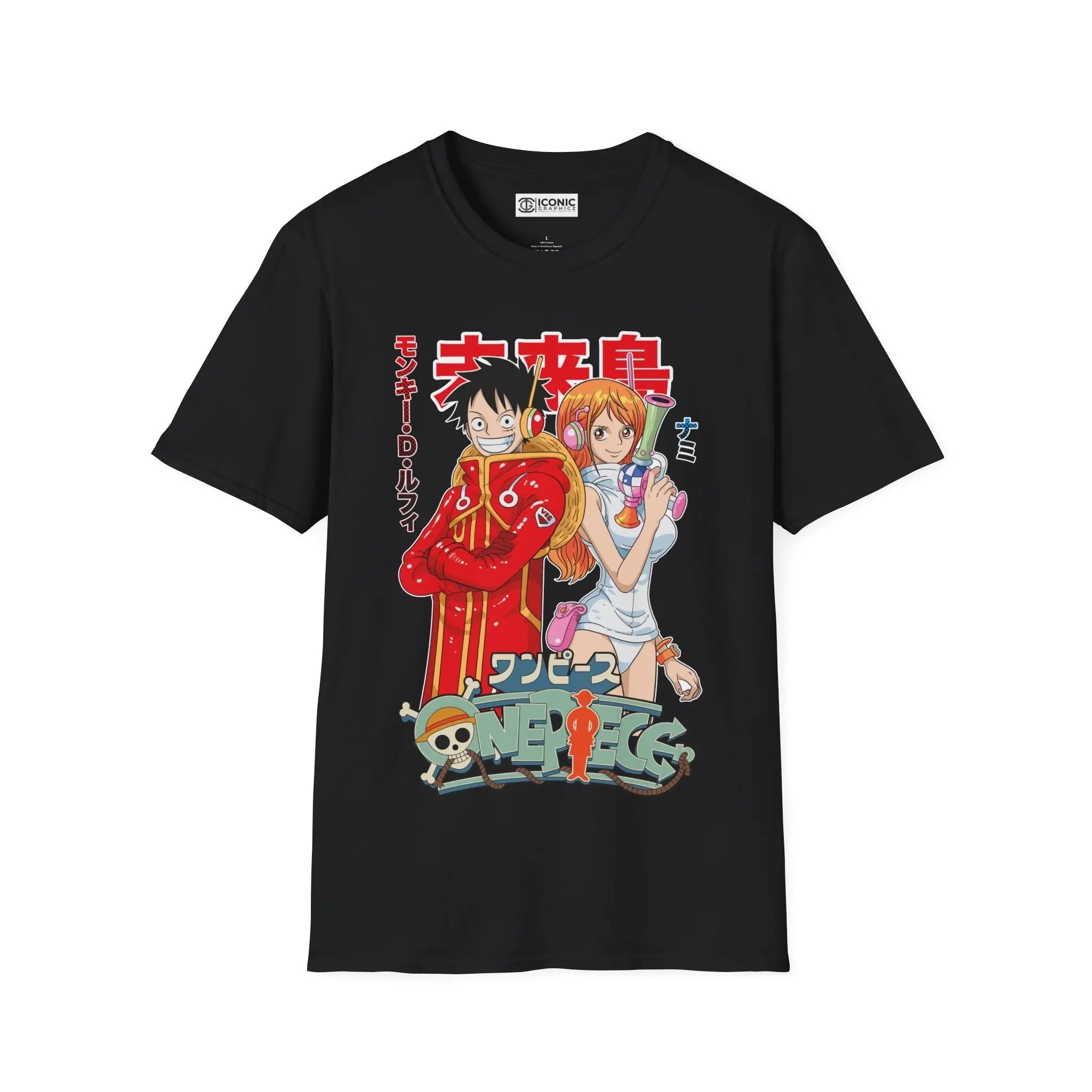 Luffy x Nami One Piece Egghead T-Shirt Printify