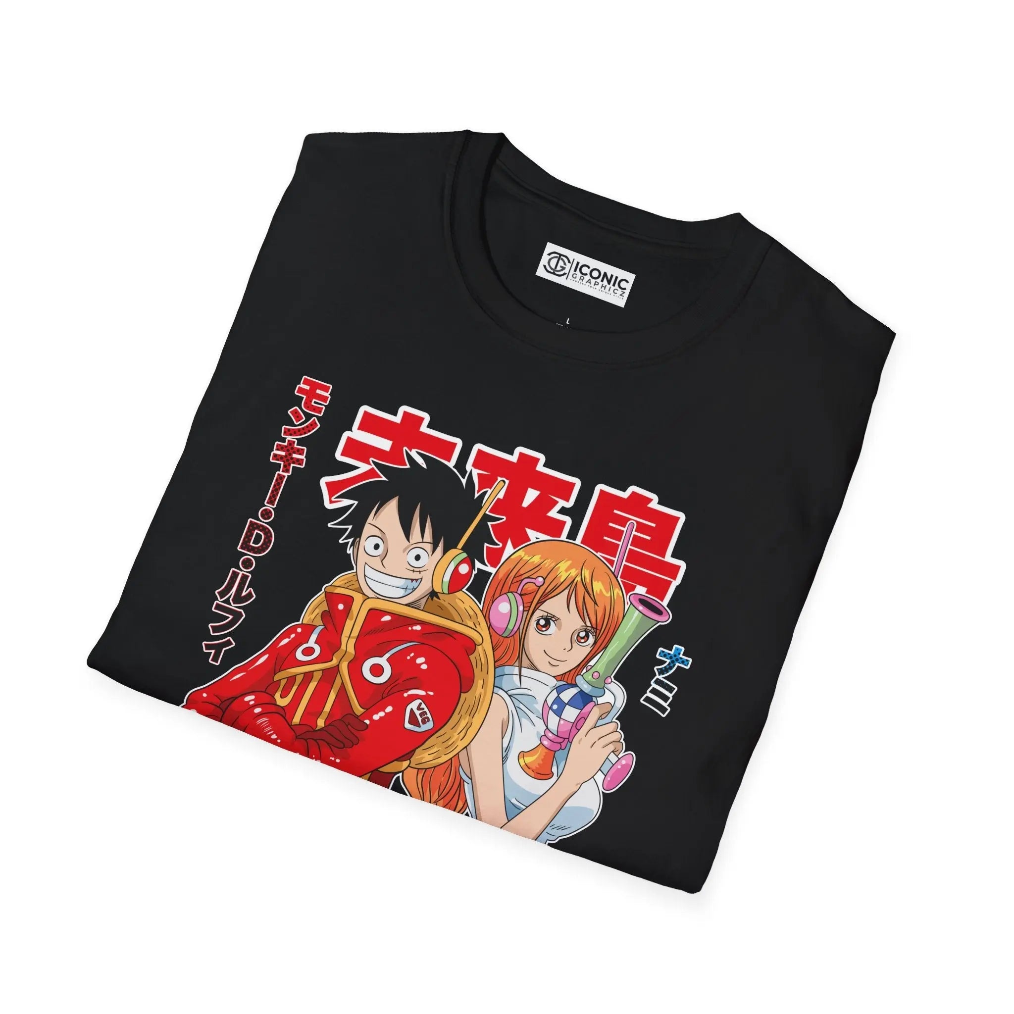 Luffy x Nami One Piece Egghead T-Shirt Printify