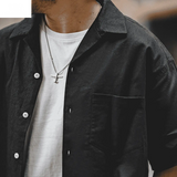 Luigi Death Stare Cuban Collar Short-sleeve Shirt IGZ Clothing