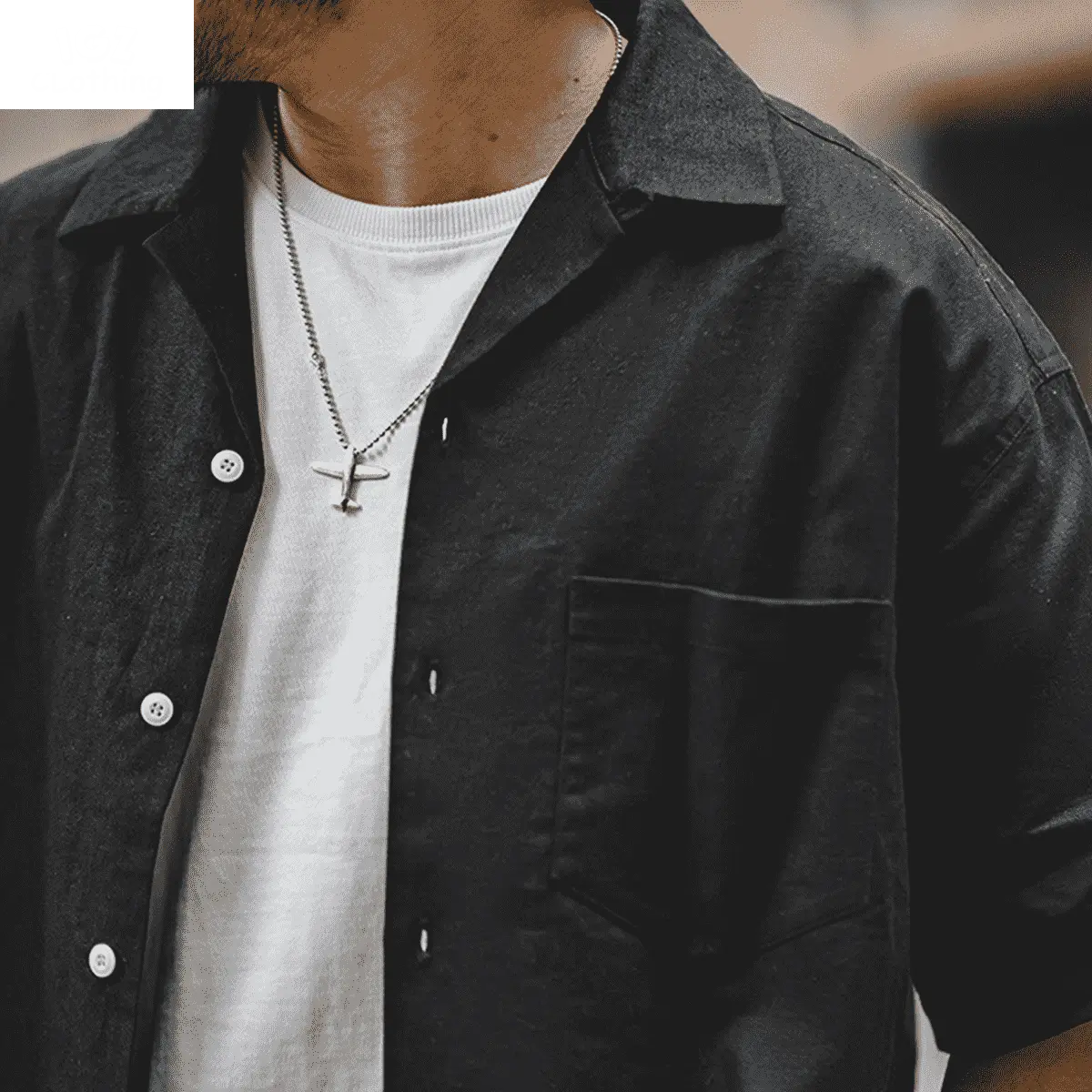 Luigi Death Stare Cuban Collar Short-sleeve Shirt IGZ Clothing
