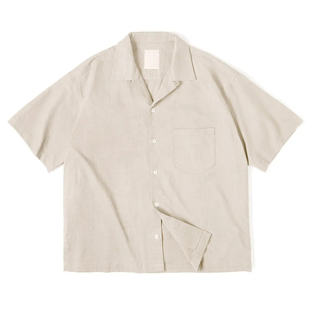 Luigi Death Stare Cuban Collar Short-sleeve Shirt IGZ Clothing