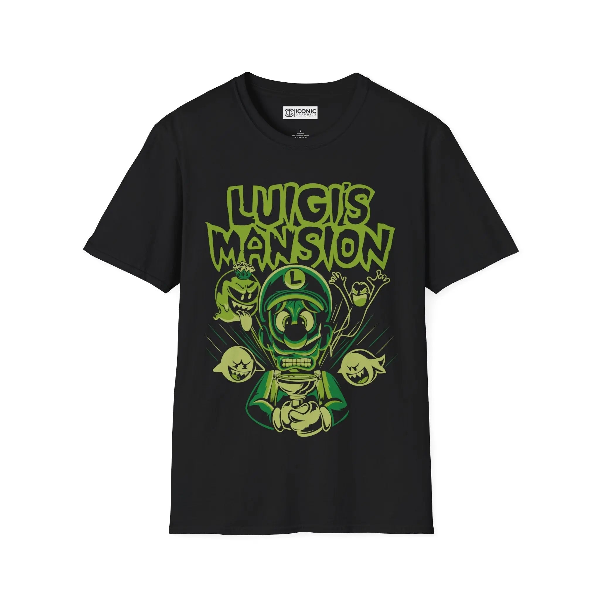 Luigi Mansion T-Shirt Printify
