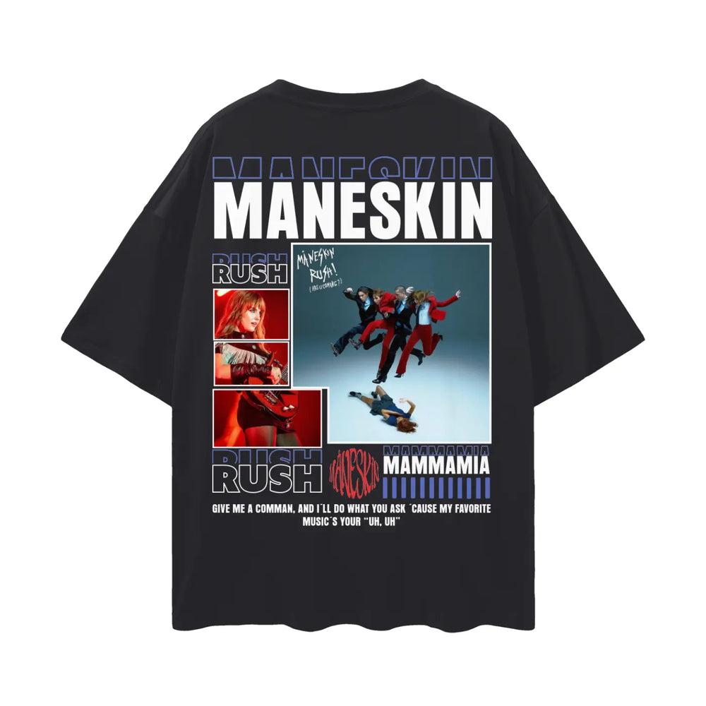 MANESKIN Oversize Deep Drop Shoulder Tee ODMPOD