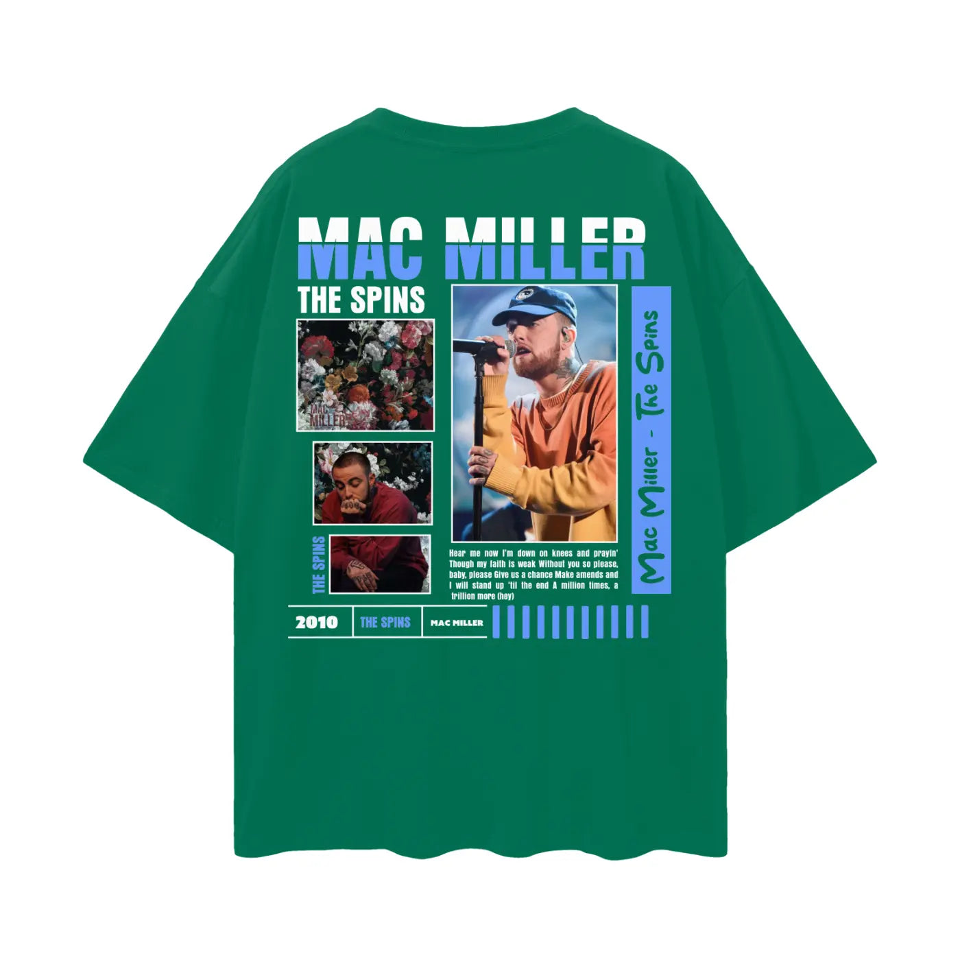 Mac Miller Oversize Deep Drop Shoulder Tee ODMPOD