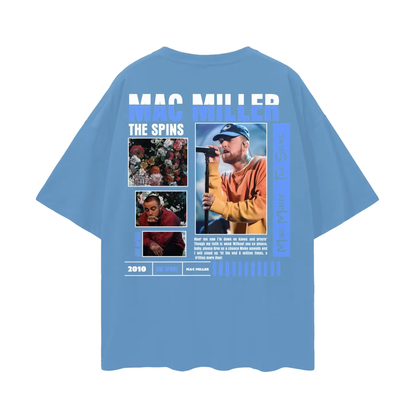 Mac Miller Oversize Deep Drop Shoulder Tee ODMPOD
