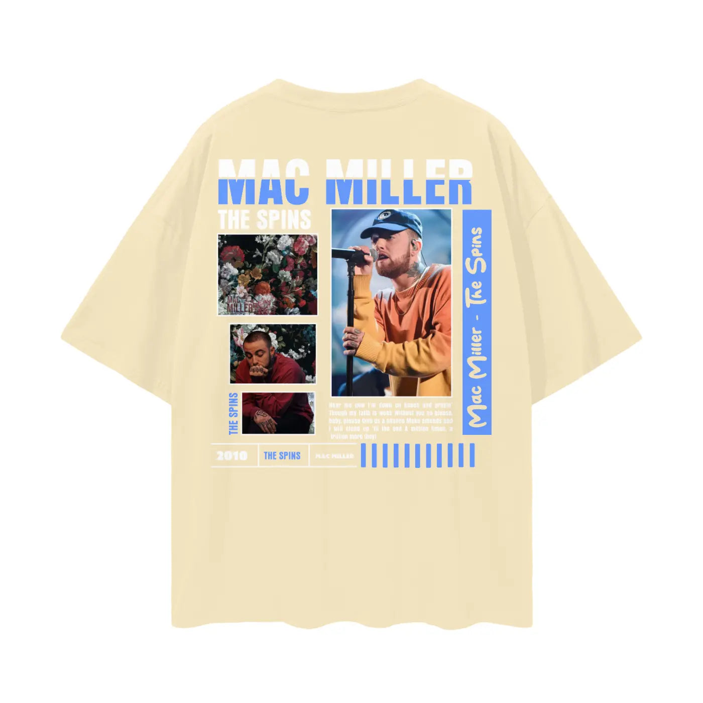 Mac Miller Oversize Deep Drop Shoulder Tee ODMPOD