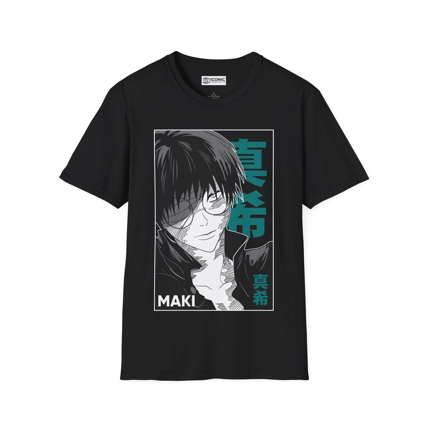 Maki Jujitsu Kaisen T-Shirt - IGZ Clothing  - Maki Unisex Softstyle T-Shirt Best Price 26 at IGZ Clothing 