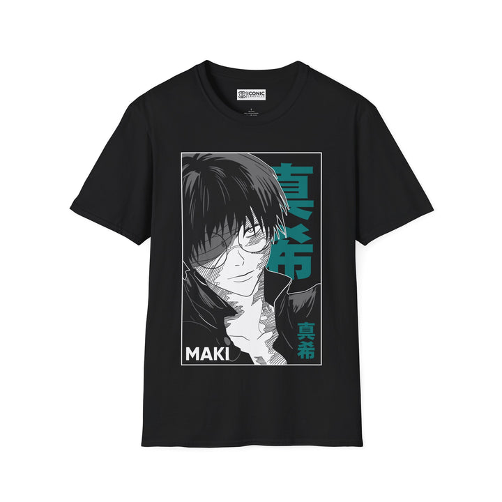 Maki Jujitsu Kaisen T-Shirt - IGZ Clothing  - Maki Unisex Softstyle T-Shirt Best Price 26 at IGZ Clothing 
