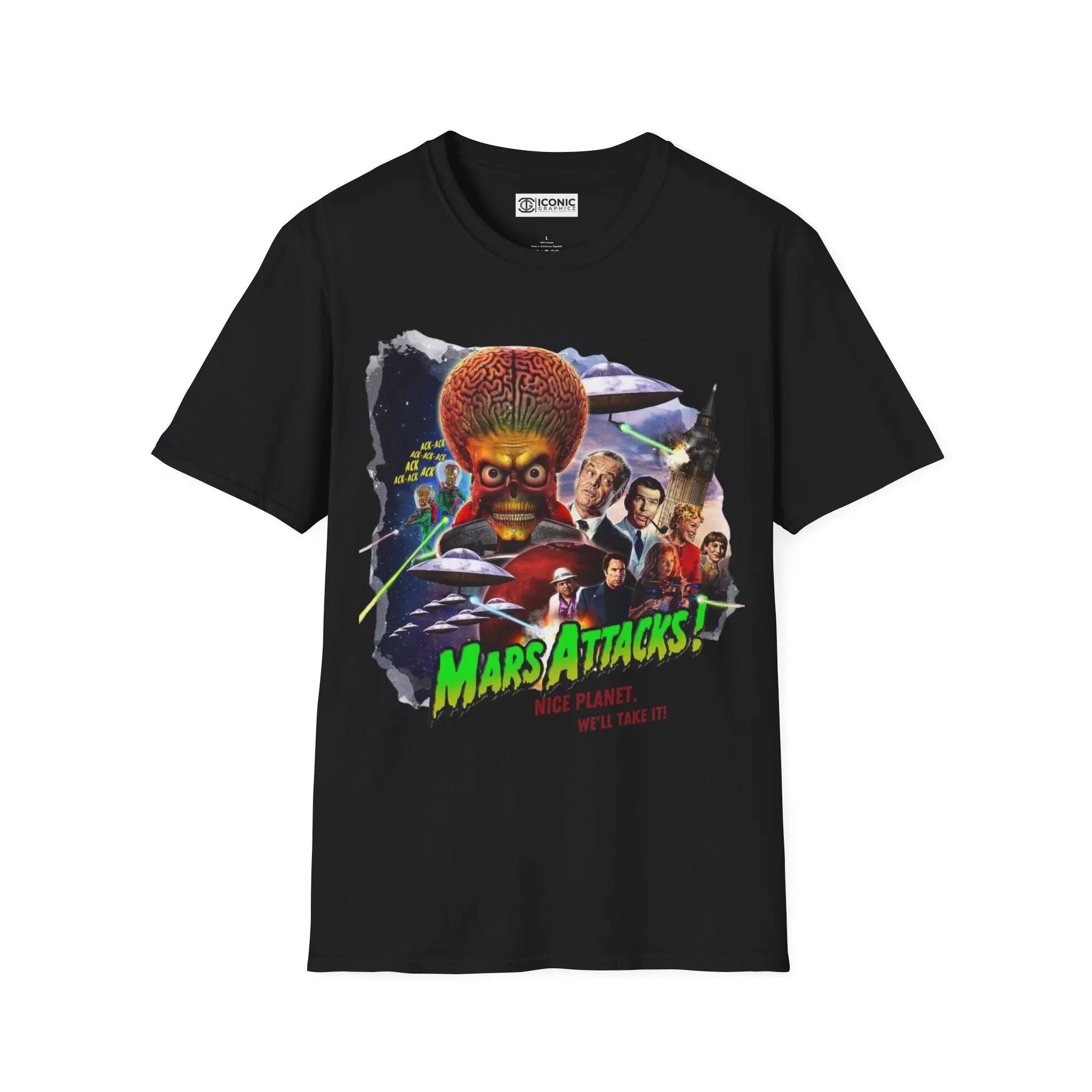 Mars Attack T-Shirt Printify