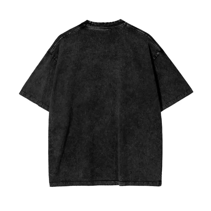Megami and Mahoraga Jujitsu Kaisen   Acid Wash Oversize T-Shirt ODMPOD