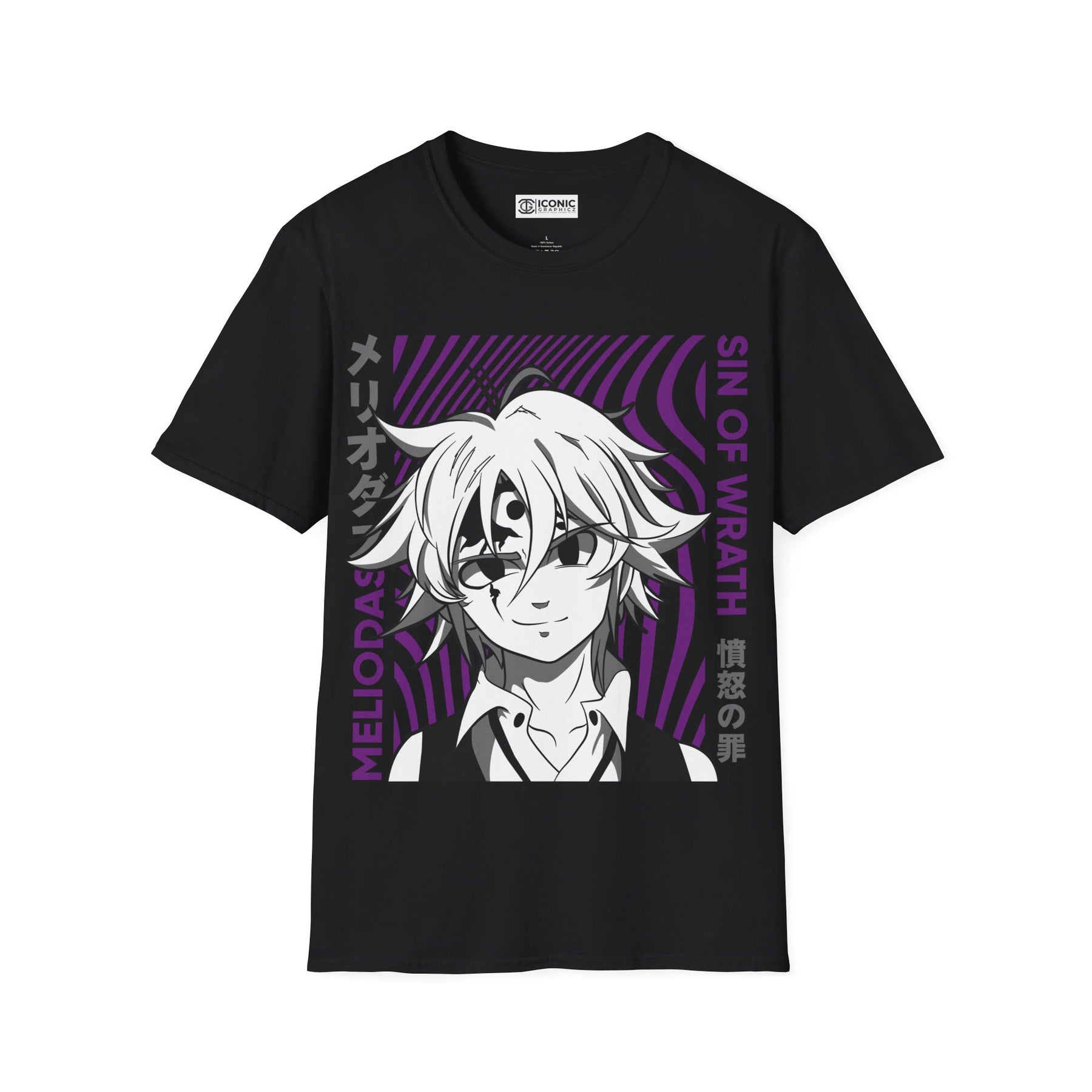 Meliodas The Seven Deadly Sins T-Shirt - IGZ Clothing  - Meliodas Unisex Softstyle T-Shirt Best Price 26 at IGZ Clothing 