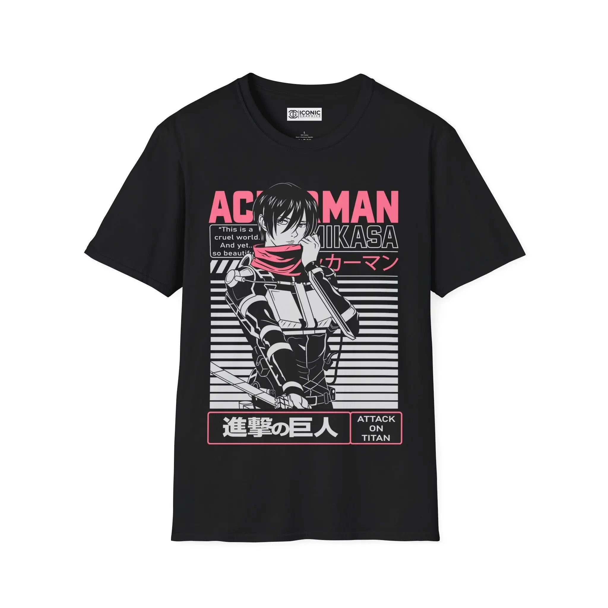 Mikasa Attack on Titan T-Shirt Printify