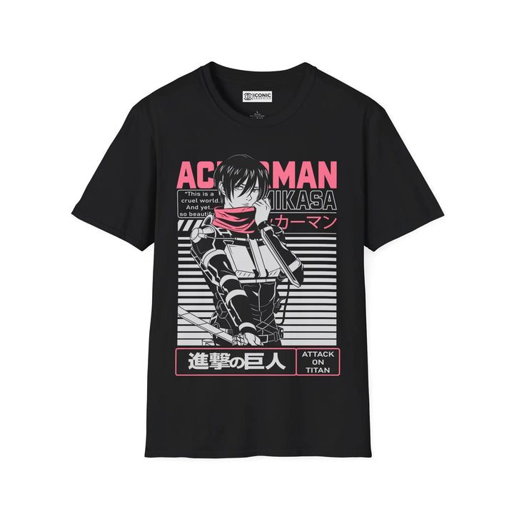 Mikasa Attack on Titan T-Shirt Printify