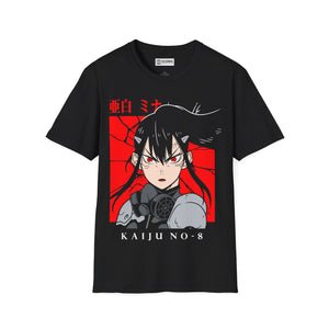 Mina Ashiro Kaiju No 8 T-Shirt - IGZ Clothing  - Mina Ashiro Unisex Softstyle T-Shirt Best Price 26 at IGZ Clothing 
