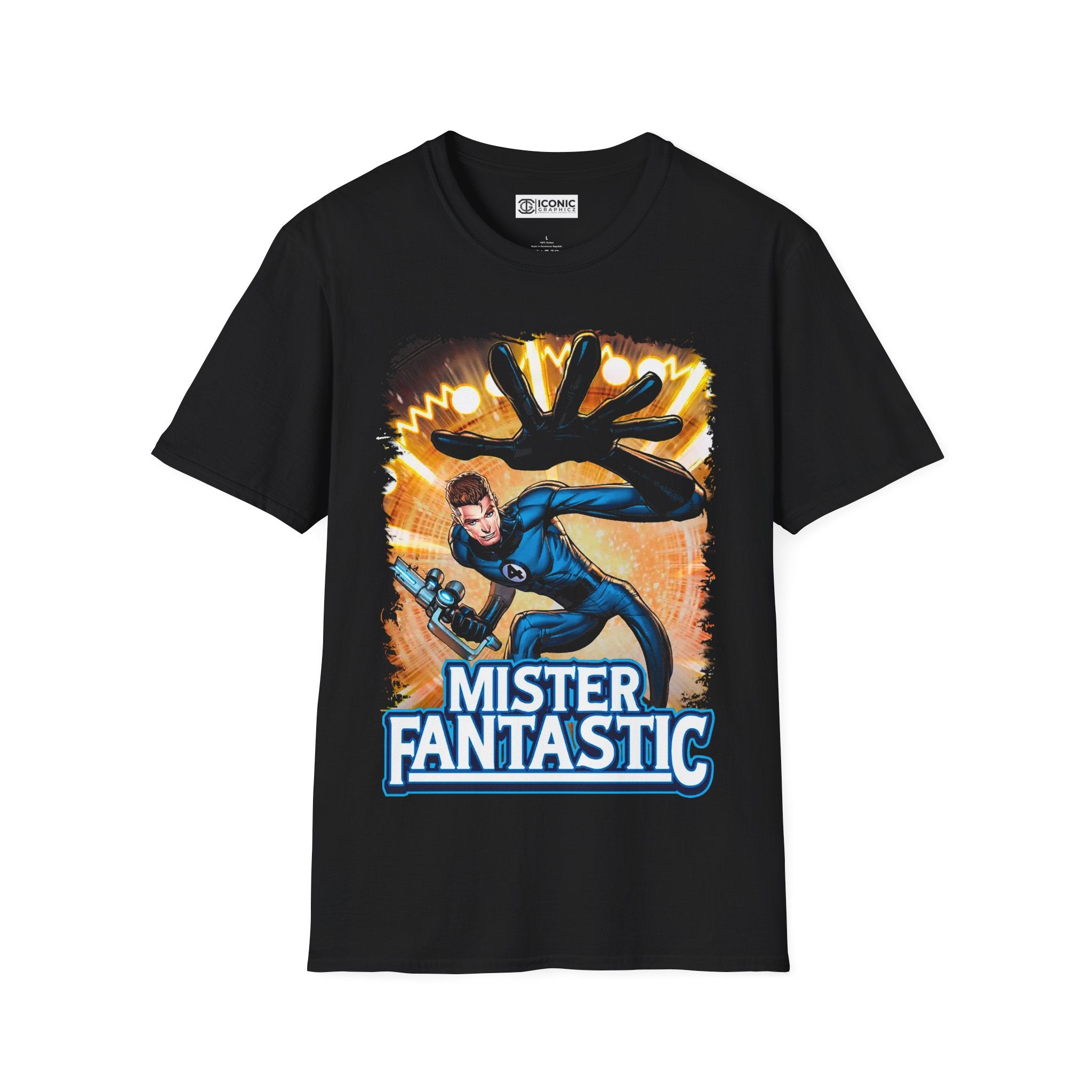 Mister Fantastic T-Shirt - IGZ Clothing  - Mister Fantastic Unisex Softstyle T-Shirt Best Price 26 at IGZ Clothing 