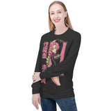 Mitsuri Womens All Over Print Crew Neck Streetwear Sweatshirt IGZ Clothing