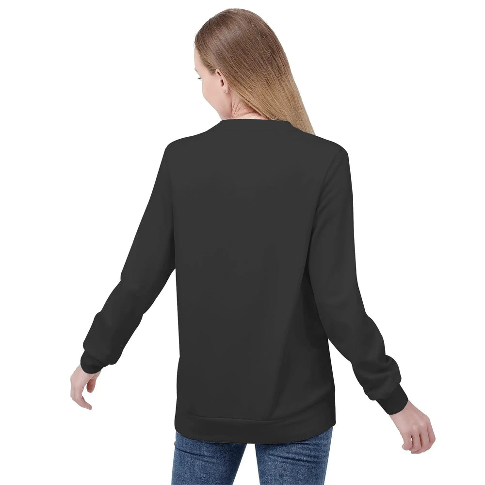 Mitsuri Womens All Over Print Crew Neck Streetwear Sweatshirt IGZ Clothing