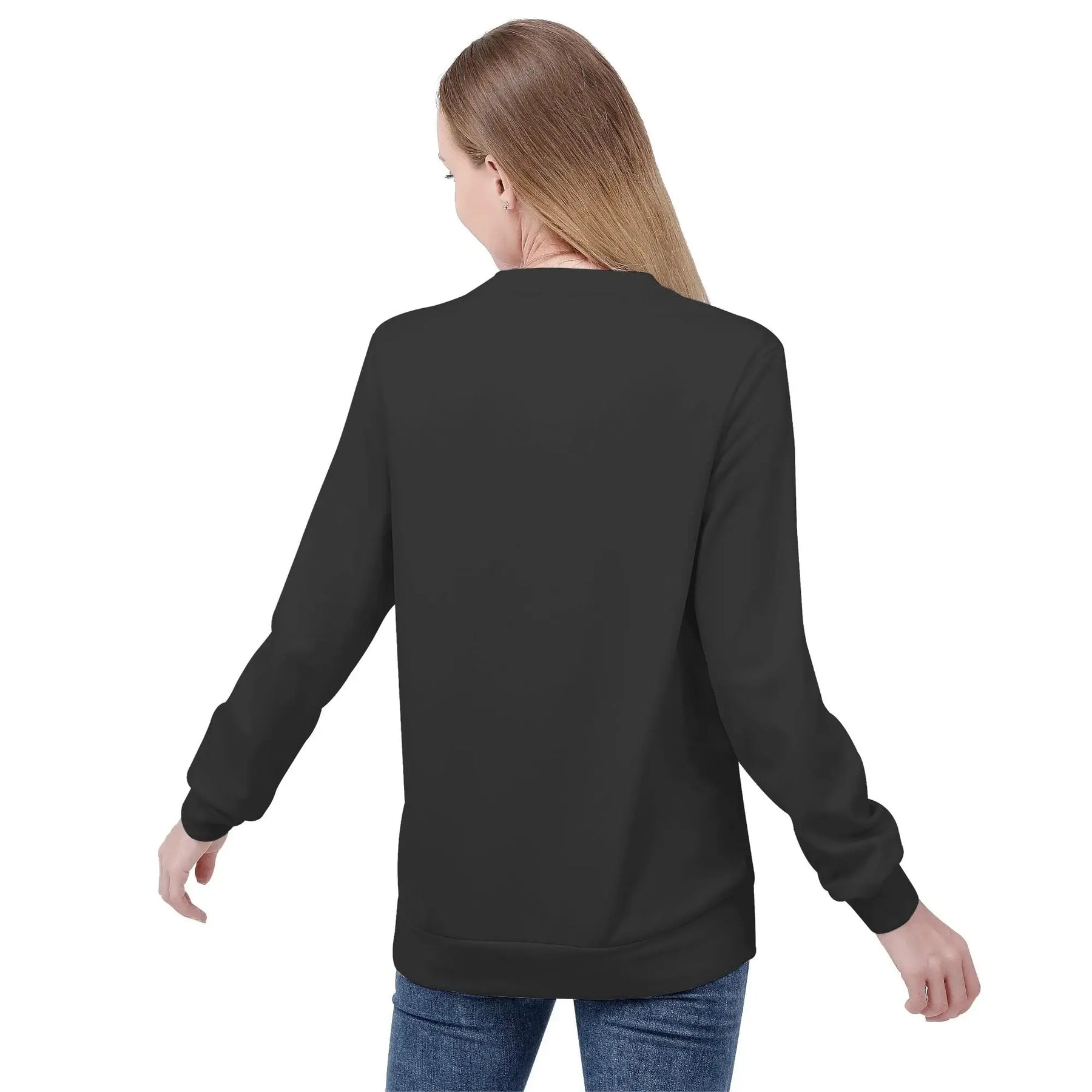 Mitsuri Womens All Over Print Crew Neck Streetwear Sweatshirt IGZ Clothing