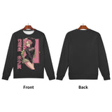 Mitsuri Womens All Over Print Crew Neck Streetwear Sweatshirt IGZ Clothing