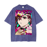 Momo Dandadan Oversize Snow Washed T-Shirt ODMPOD
