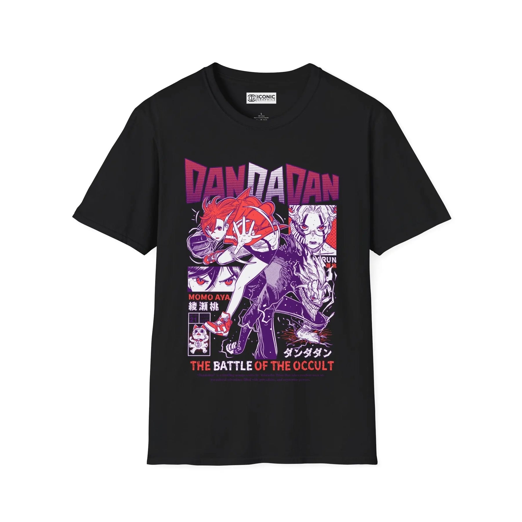 Momo x Okarun Dandadan T-Shirt Printify