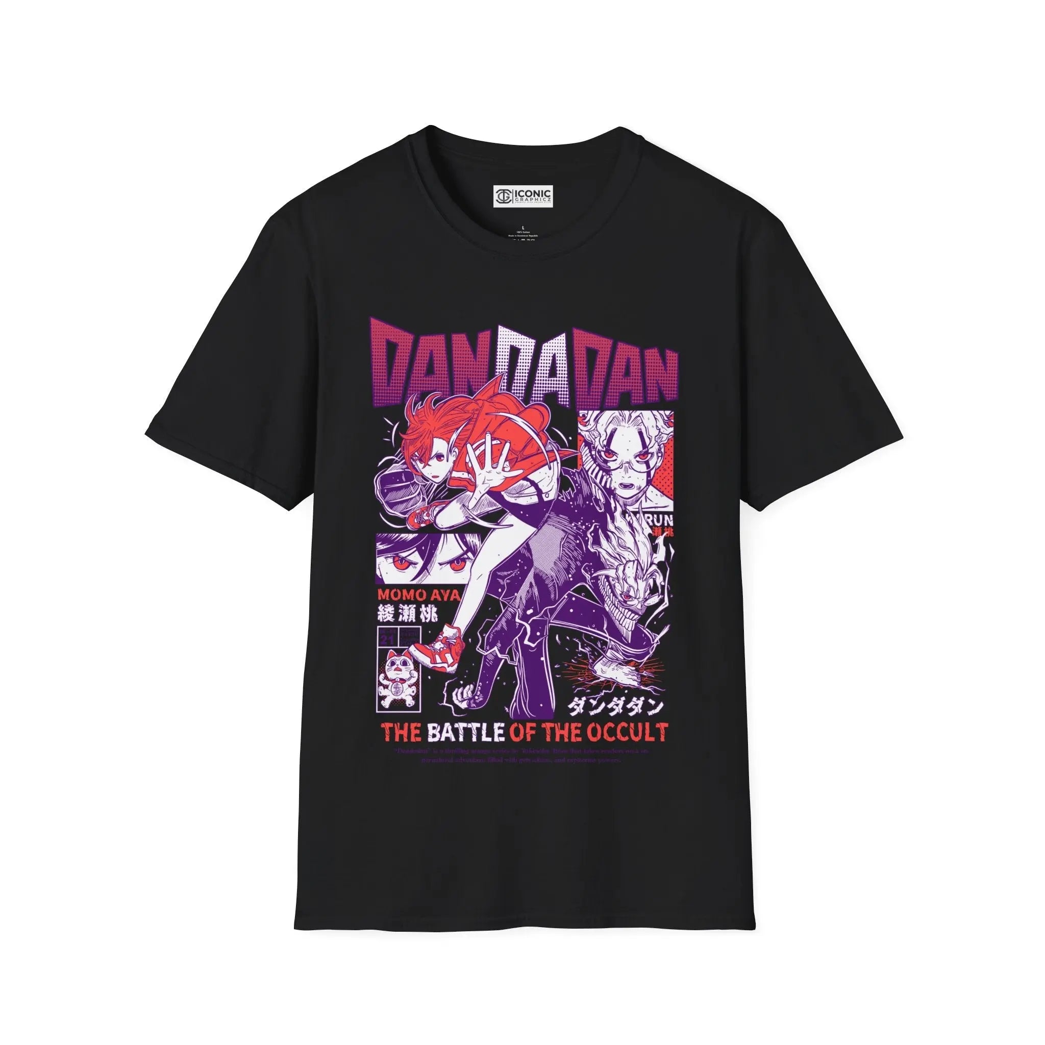 Momo x Okarun Dandadan T-Shirt Printify