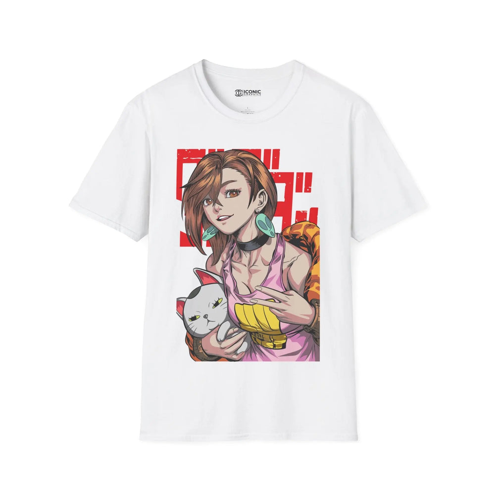 Momo x Turbo Granny Anime-Inspired Unisex Softstyle T-Shirt with Fun Graphic Printify