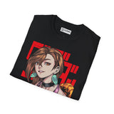 Momo x Turbo Granny Anime-Inspired Unisex Softstyle T-Shirt with Fun Graphic Printify