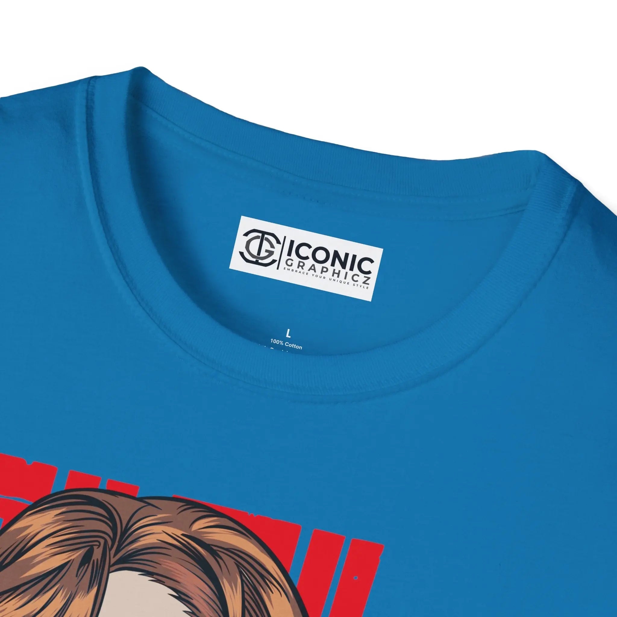 Momo x Turbo Granny Anime-Inspired Unisex Softstyle T-Shirt with Fun Graphic Printify