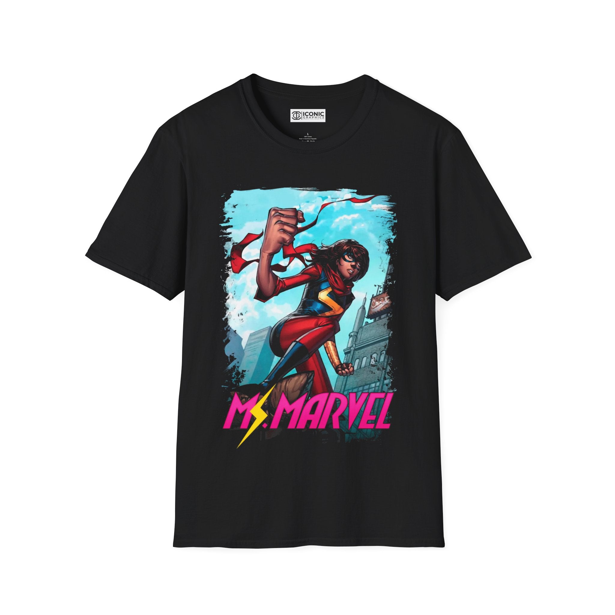 Ms. Marvel T-Shirt - IGZ Clothing  - Ms. Marvel Unisex Softstyle T-Shirt Best Price 26 at IGZ Clothing 