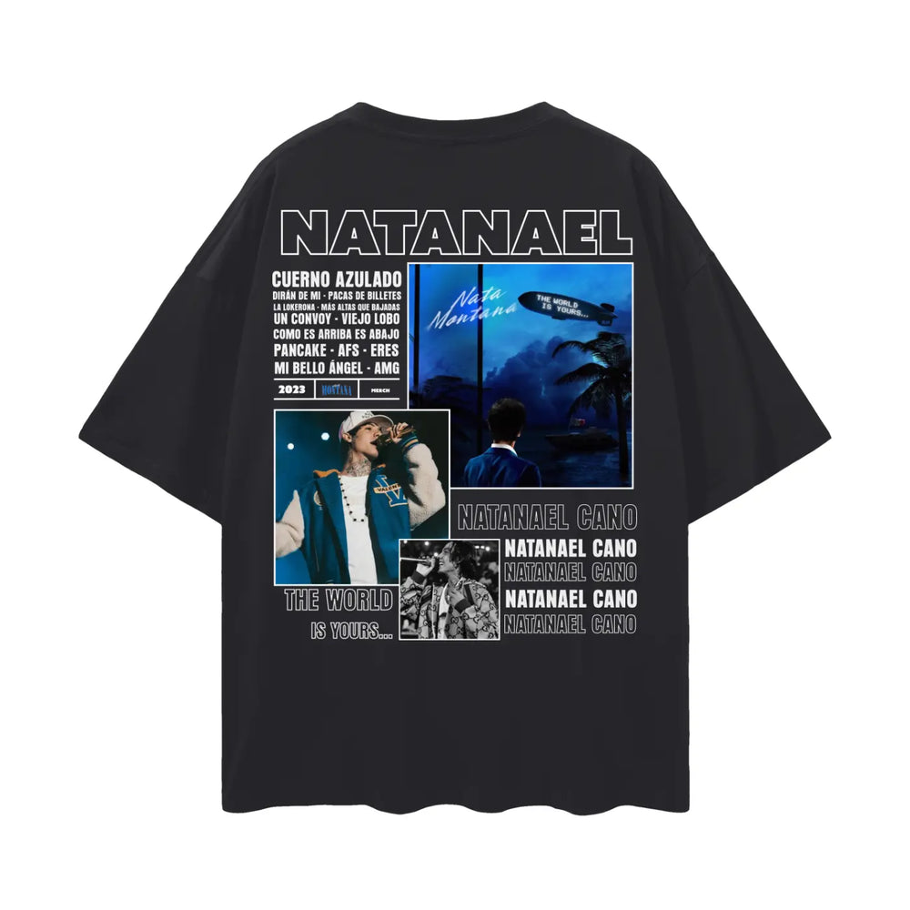 NATANAEL CANO Oversize Deep Drop Shoulder Tee ODMPOD
