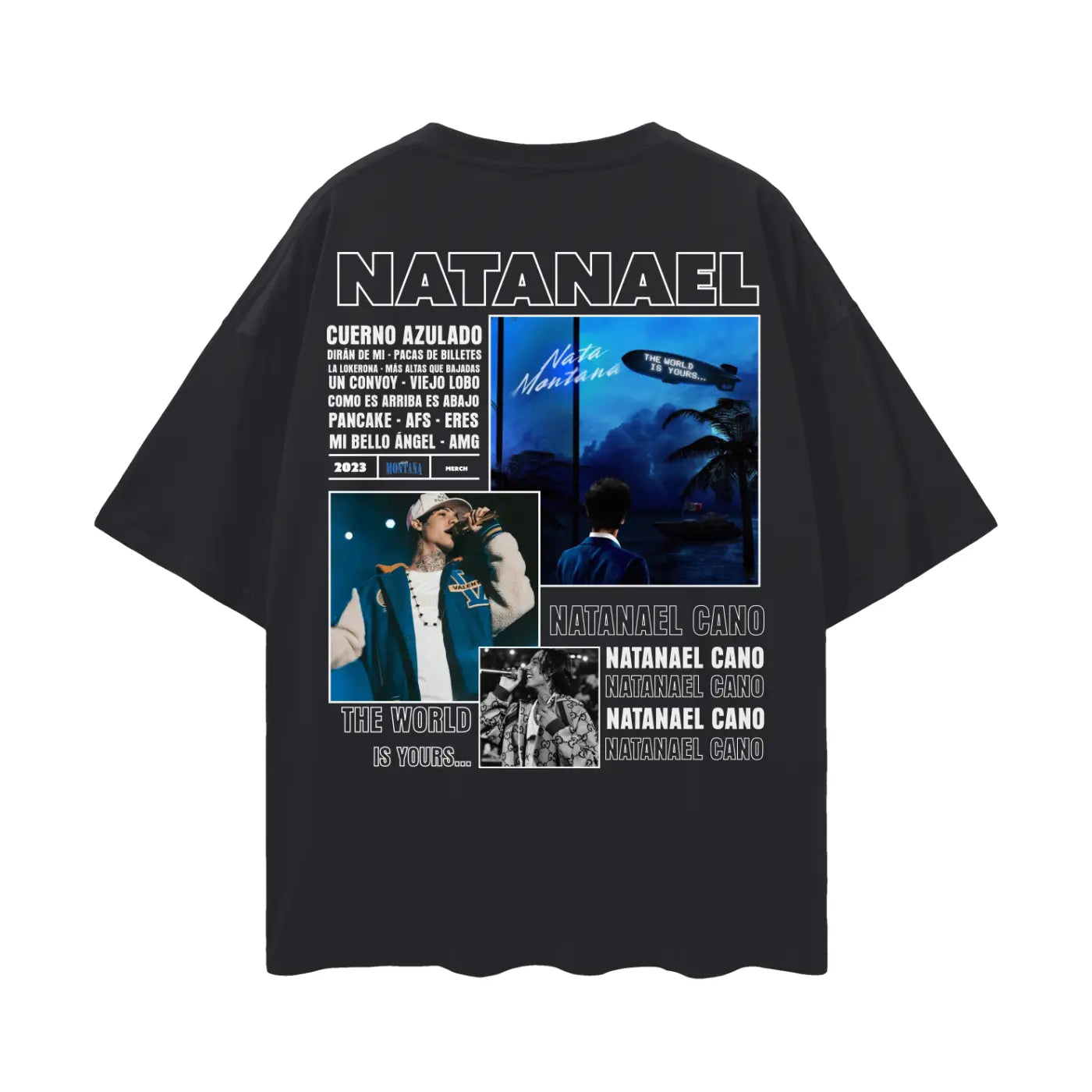 NATANAEL CANO Oversize Deep Drop Shoulder Tee ODMPOD