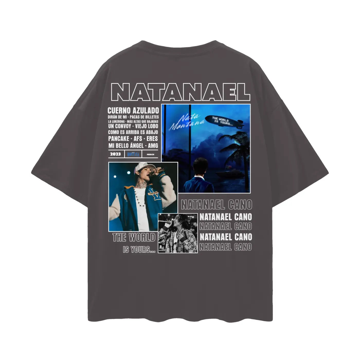 NATANAEL CANO Oversize Deep Drop Shoulder Tee ODMPOD