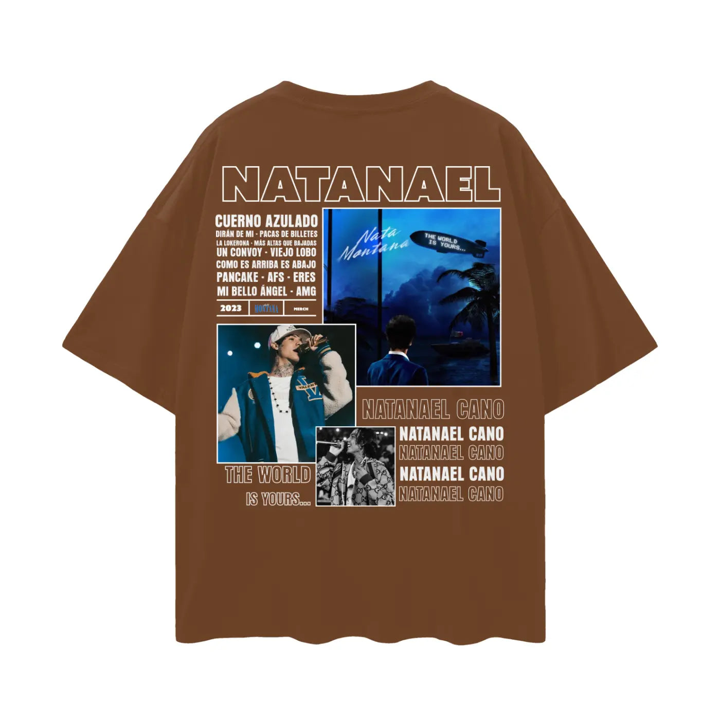 NATANAEL CANO Oversize Deep Drop Shoulder Tee ODMPOD