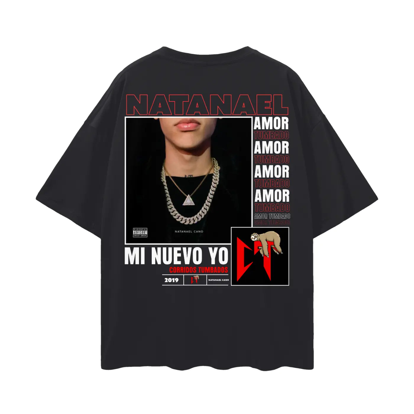 NATANAEL Oversize Deep Drop Shoulder Tee ODMPOD