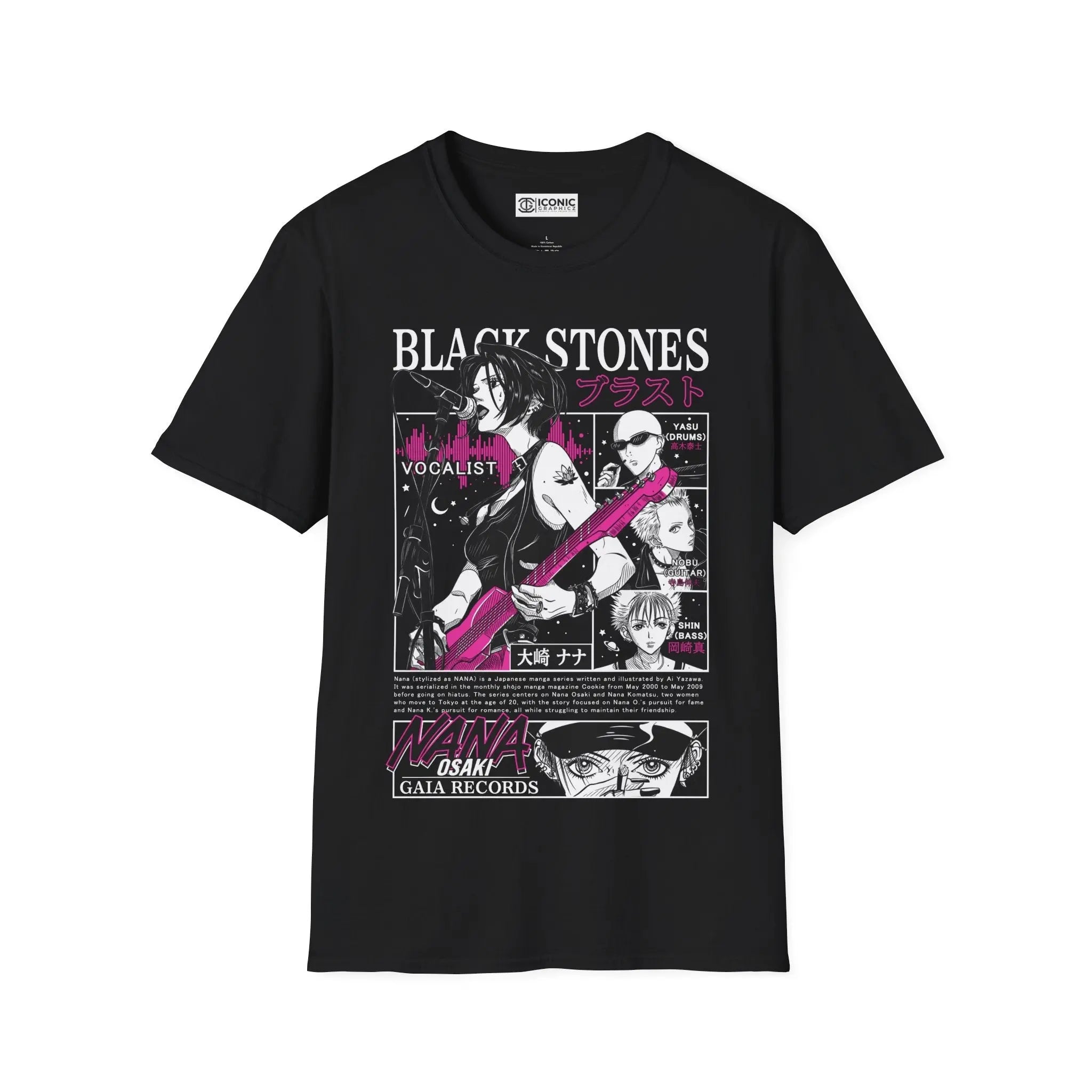 Nana Black Stone T-Shirt Printify