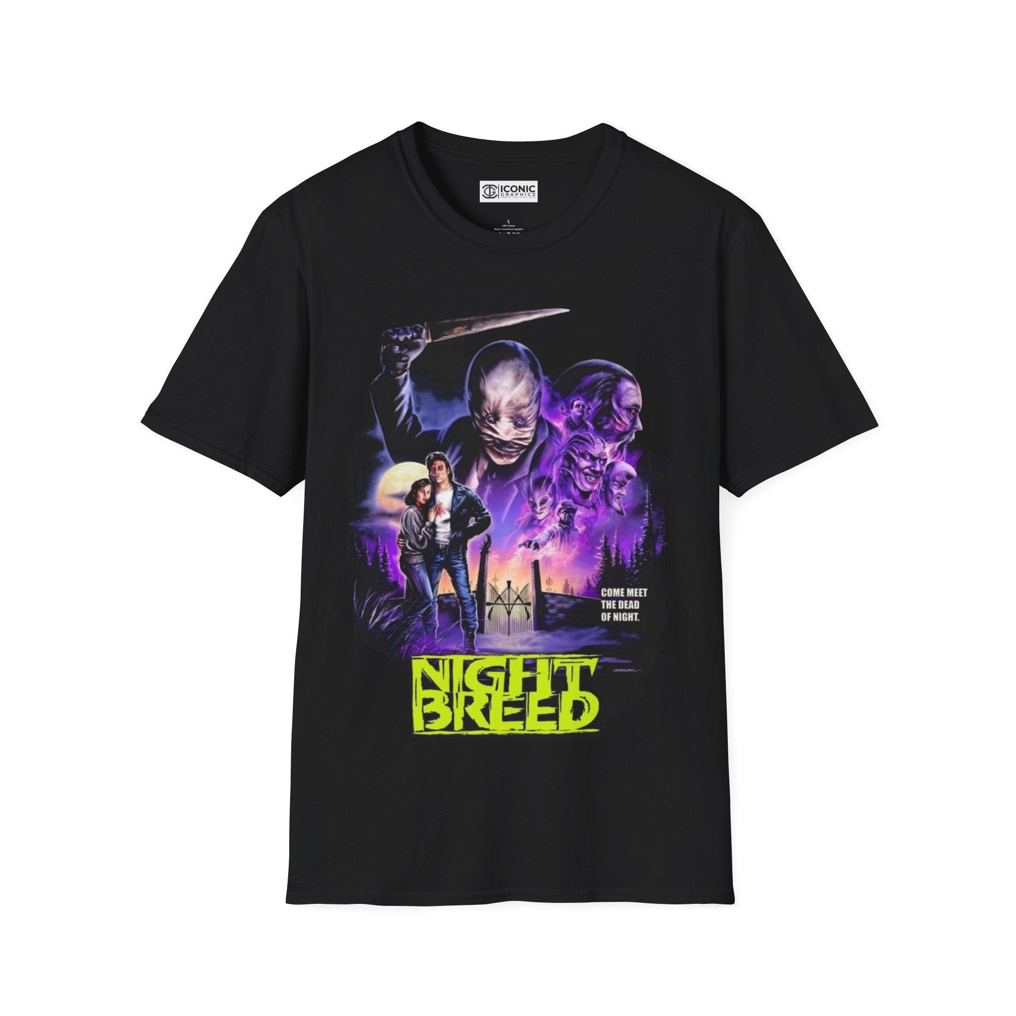 Night Breed T-Shirt - IGZ Clothing  - Night Breed Unisex Softstyle T-Shirt Best Price 26 at IGZ Clothing 