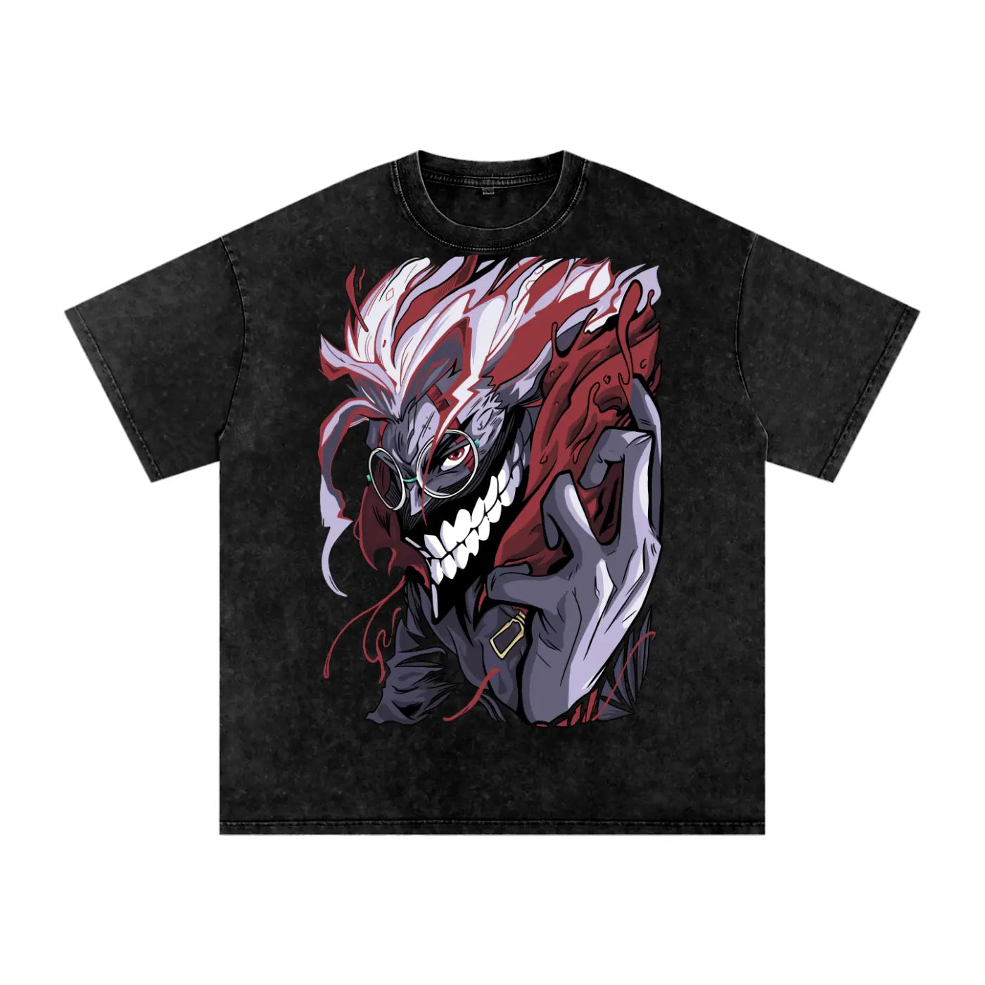 Okarun Dandadan Acid Wash Oversize T-Shirt - 250 GSM ODMPOD