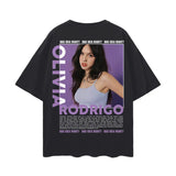 Olivia Rodrigo Oversize Deep Drop Shoulder Tee ODMPOD
