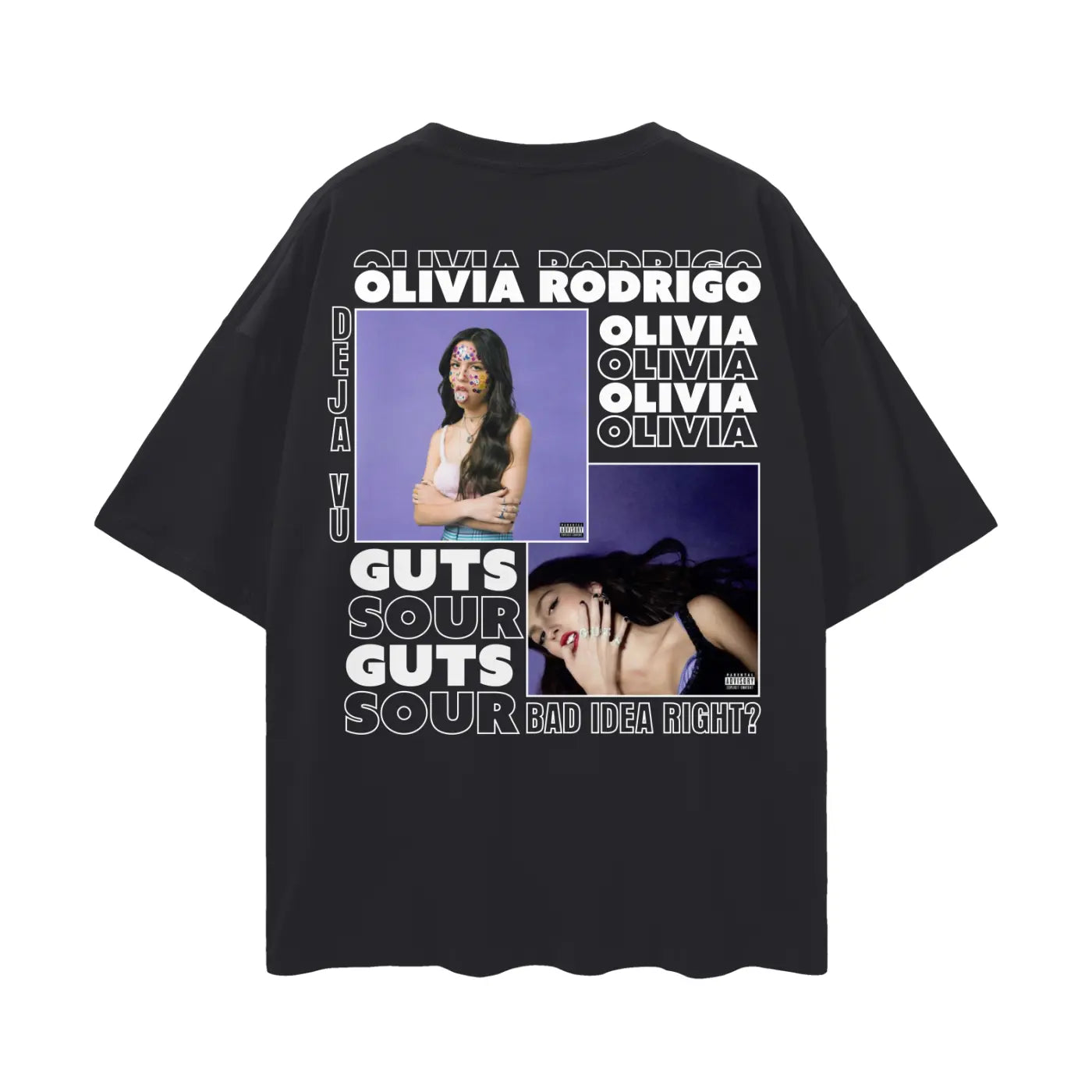 Olivia Rodrigo Oversize Deep Drop Shoulder Tee ODMPOD