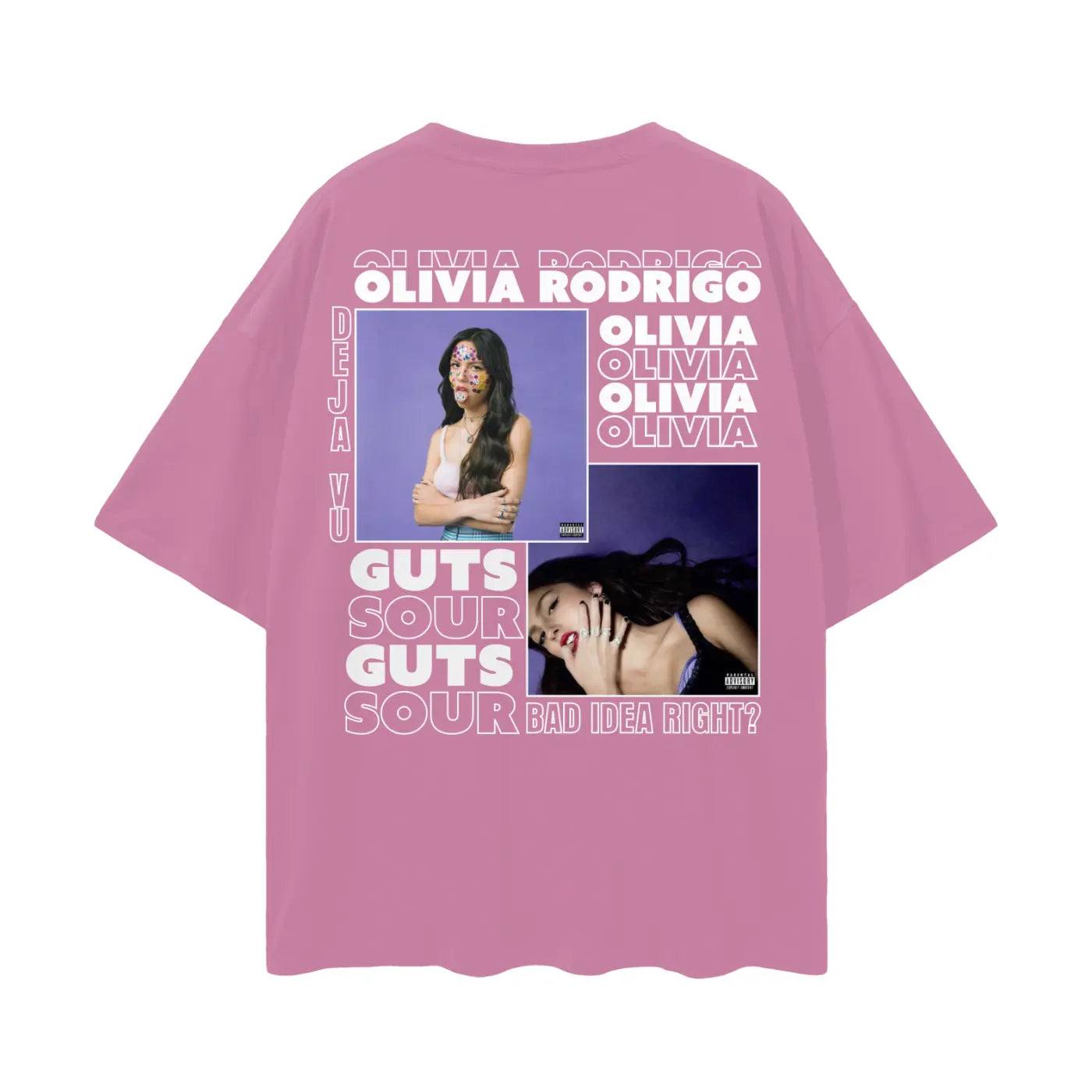 Olivia Rodrigo Oversize Deep Drop Shoulder Tee ODMPOD