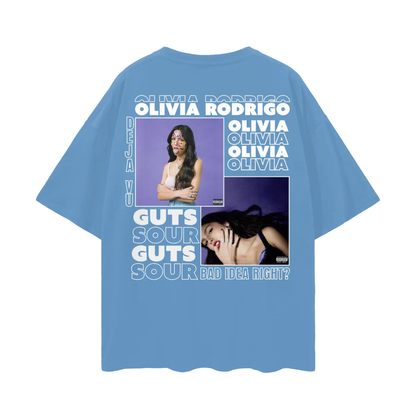 Olivia Rodrigo Oversize Deep Drop Shoulder Tee ODMPOD