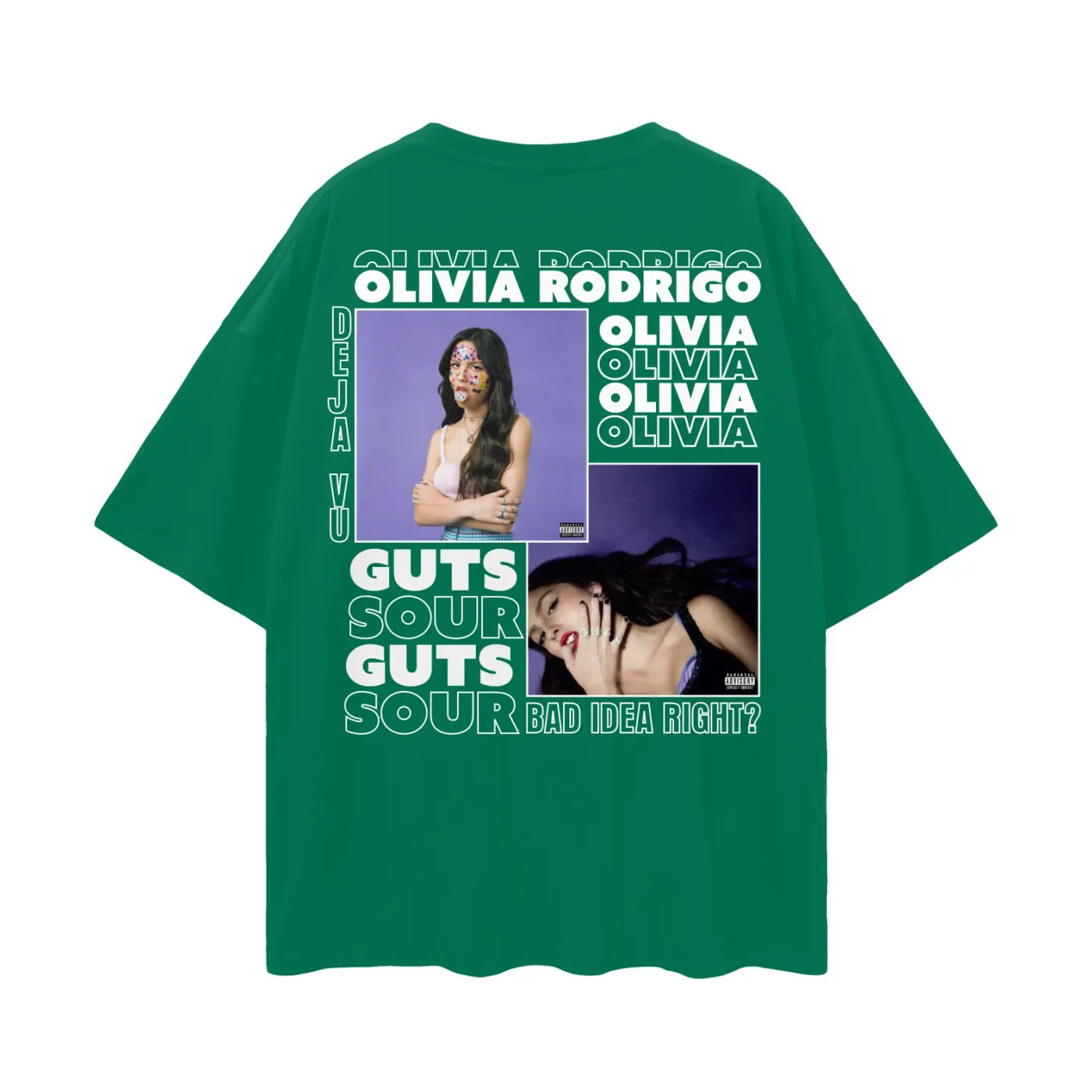 Olivia Rodrigo Oversize Deep Drop Shoulder Tee ODMPOD