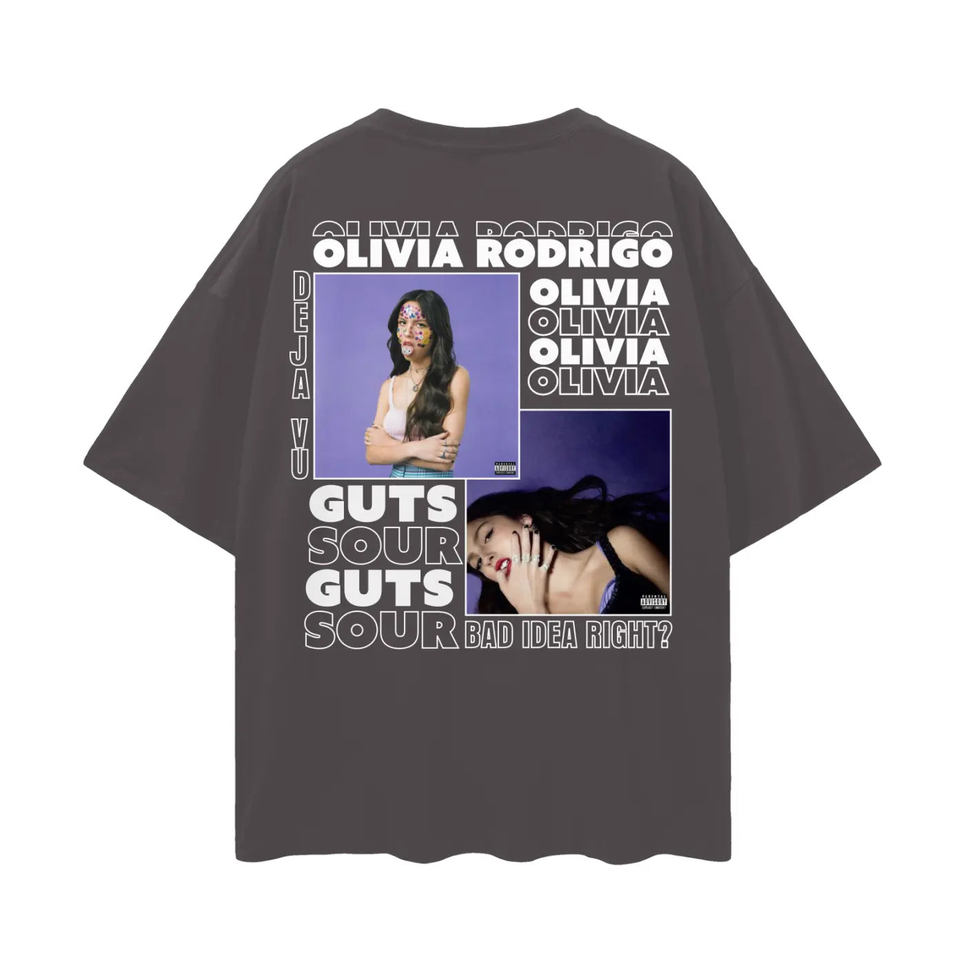 Olivia Rodrigo Oversize Deep Drop Shoulder Tee ODMPOD