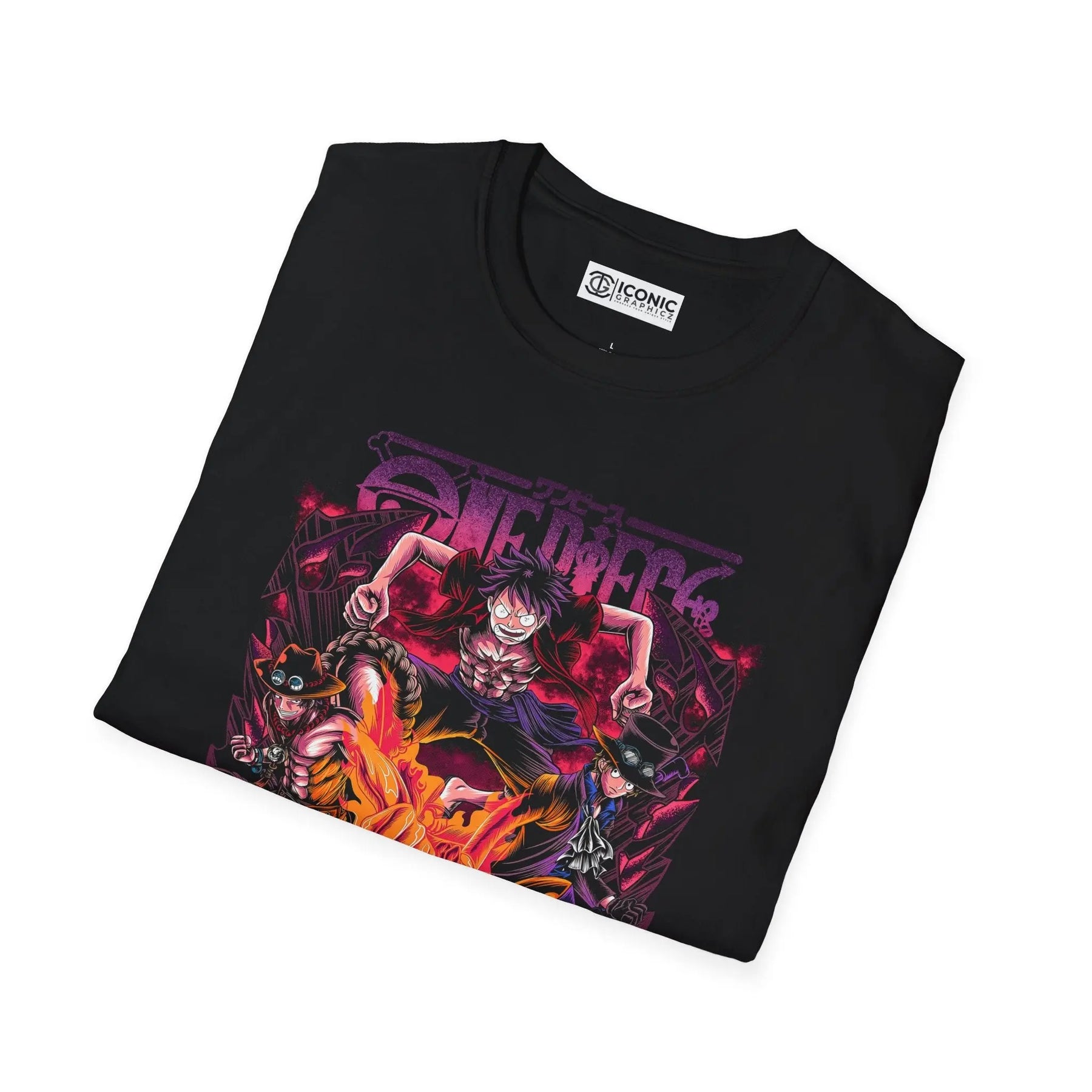 One Piece three Brothers T-Shirt Printify